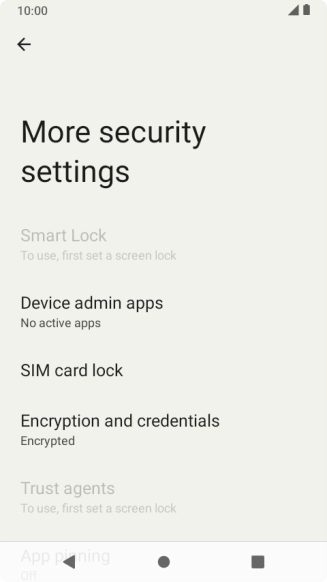Press SIM card lock.