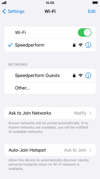Press the Home key to return to the home screen.