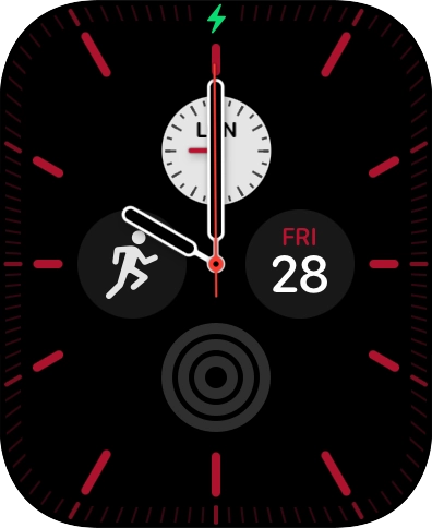 When the battery charging icon is displayed, the battery is charging.