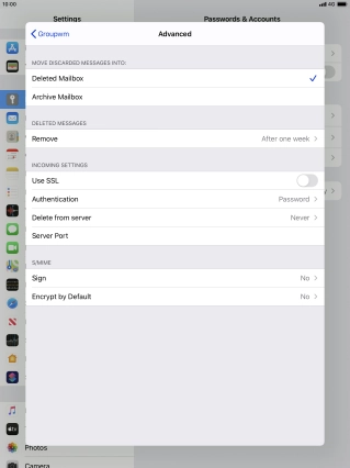 Press Authentication.