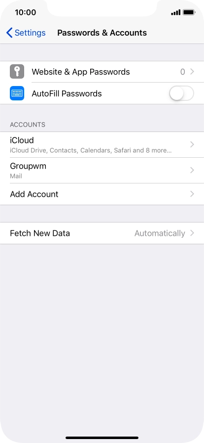 Press Fetch New Data.