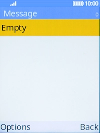 Press the Left selection key.