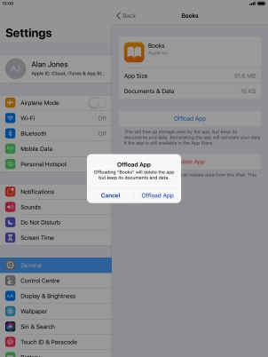 Press Offload App. Press Offload App.