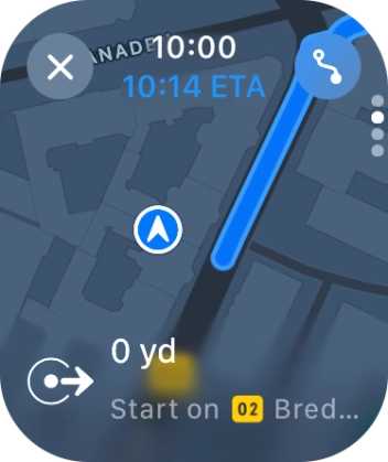 Follow the instructions on the screen to go to the required destination. Follow the instructions on the screen to go to the required destination.