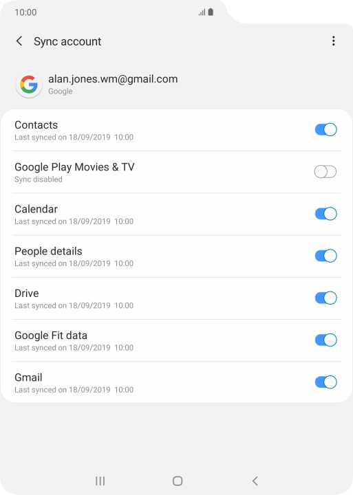 Press the Home key to return to the home screen. Press the Home key to return to the home screen.