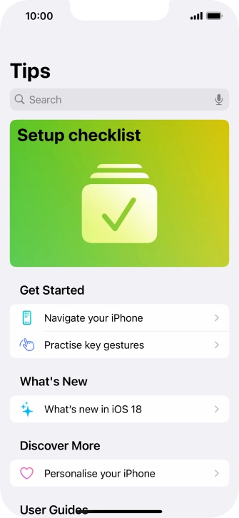 Slide your finger upwards starting from the bottom of the screen to return to the home screen.