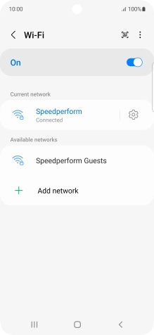 Press the Home key to return to the home screen.