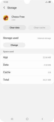 Press the Home key to return to the home screen.