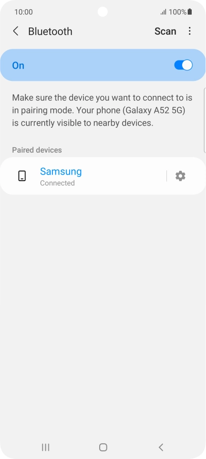 Press the Home key to return to the home screen.