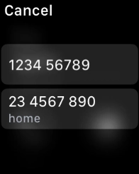 Press the required number.