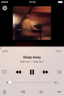 Press arrow right to go to the next audio file.