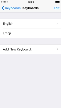 Press Add New Keyboard....