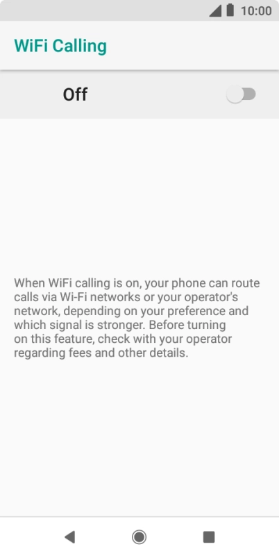 Press the indicator to turn the function on or off.