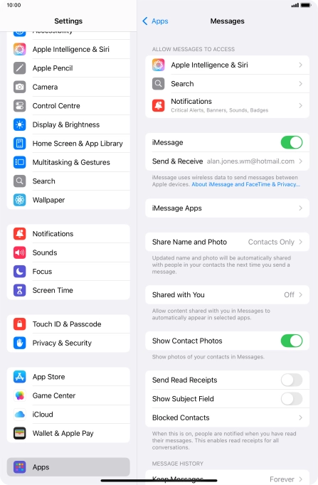 Slide your finger upwards starting from the bottom of the screen to return to the home screen.
