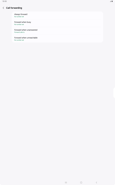 Press the Home key to return to the home screen. Press the Home key to return to the home screen.
