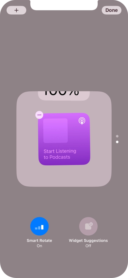 Press Smart Rotate to turn the function on or off.
