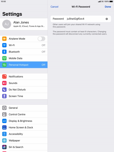 Press Done. Press Done.