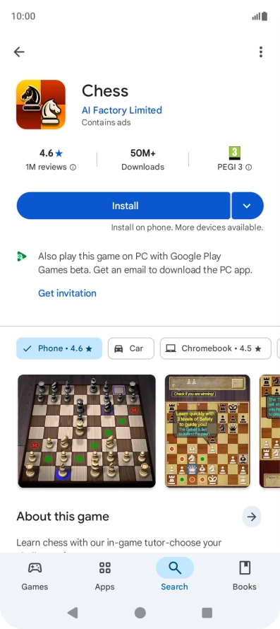 Press the Home key to return to the home screen.
