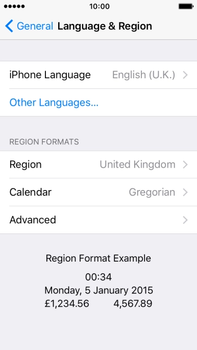 Press iPhone Language. Press iPhone Language.