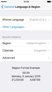 Press iPhone Language. Press iPhone Language.
