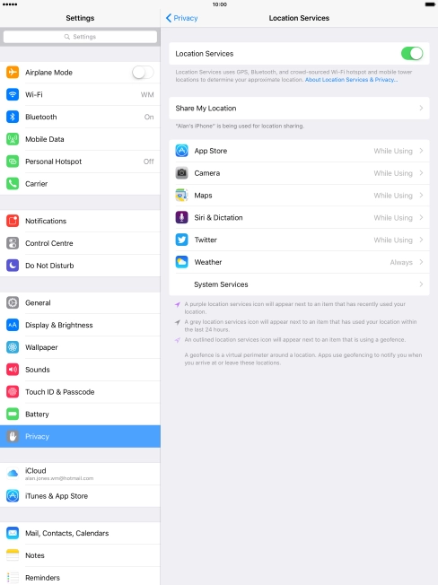 Press the indicator next to Press the indicator next to