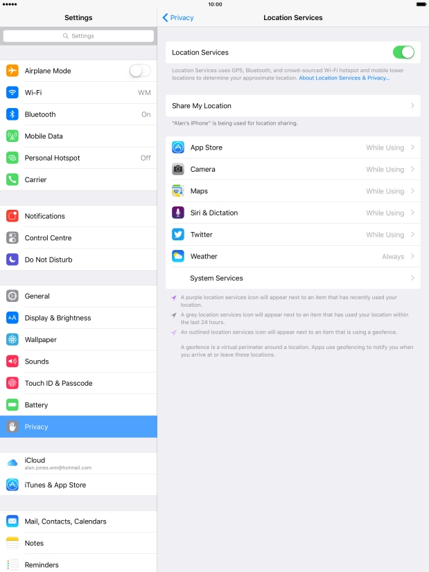 Press the indicator next to Press the indicator next to