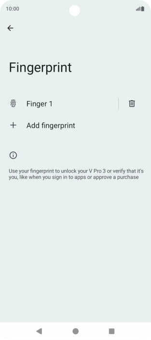 Press the Return key twice.