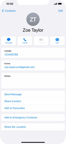 Press the required number.