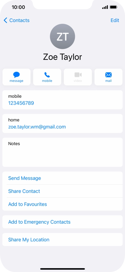 Press the required number.