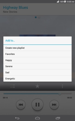 Press Create new playlist.