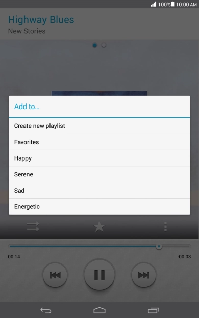 Press Create new playlist.