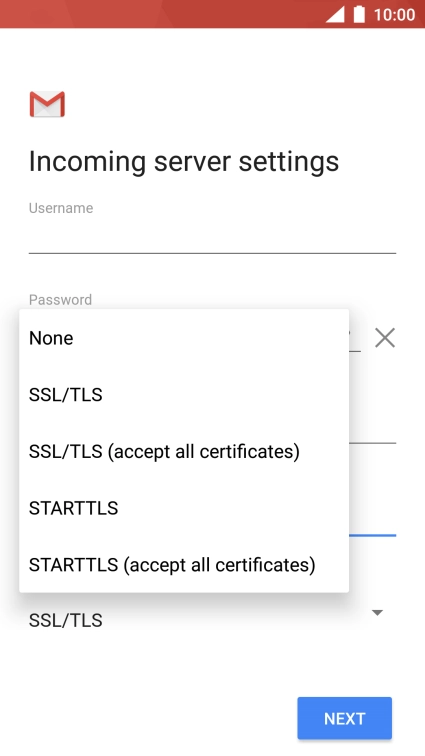 Press None to turn off the function.