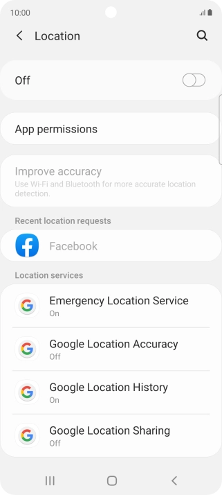 Press the indicator to turn the function on or off. Press the indicator to turn the function on or off.