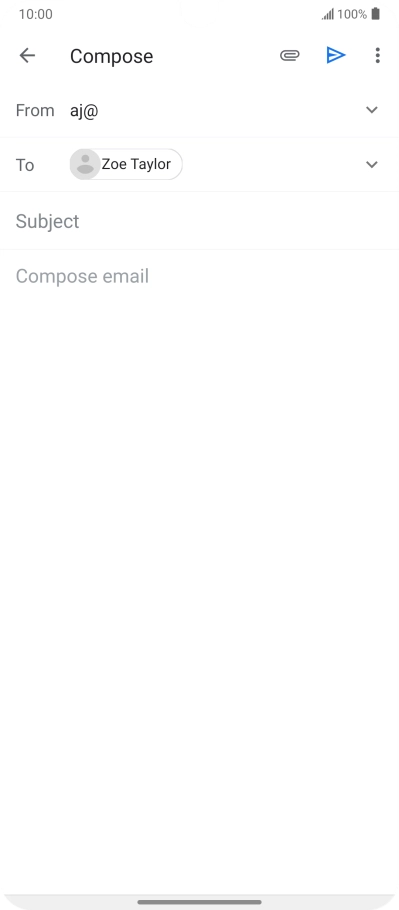 Press Subject and key in the required subject.