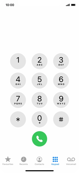 Press Keypad.