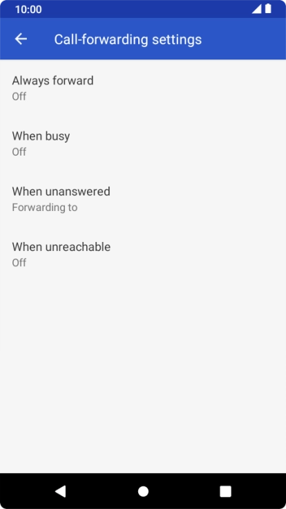 Press the Home key to return to the home screen.