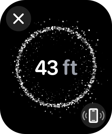 Follow the instructions on the screen to find your phone. Follow the instructions on the screen to find your phone.
