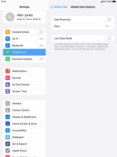 Press the indicator next to Press the indicator next to
