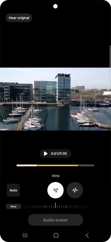 Press the required sound type.