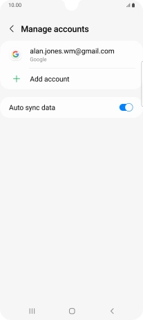 Press the Home key to return to the home screen.
