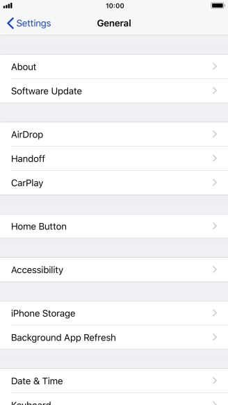 Press Software Update. If a new software version is available, it's displayed. Follow the instructions on the screen to update the phone software.