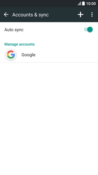 Press the Home key to return to the home screen.