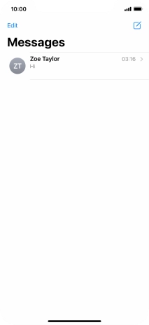 Press the new message icon.