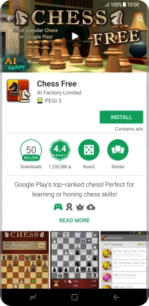 Press INSTALL and follow the instructions on the screen to install the app.