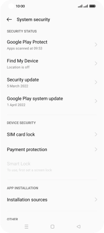Press SIM card lock.