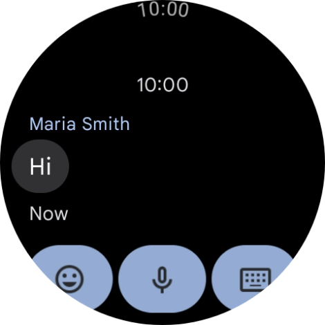 Press the microphone icon. Press the microphone icon.