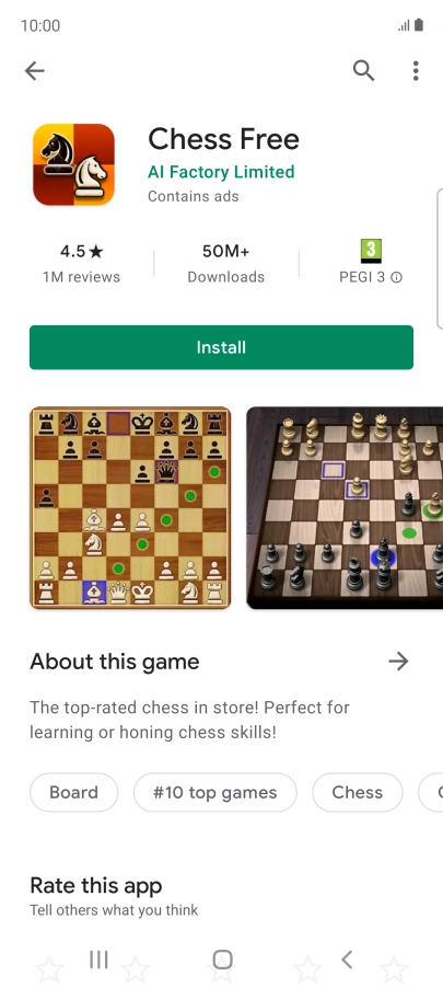 Press the Home key to return to the home screen.