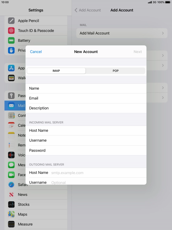 Press Host Name and key in the name of your email provider's outgoing server. Please note that if you can't send email messages when using your email provider's outgoing server, key in smtp.vodafone.net.au (Vodafone's outgoing server). Press Host Name and key in the name of your email provider's outgoing server. Please note that if you can't send email messages when using your email provider's outgoing server, key in smtp.vodafone.net.au (Vodafone's outgoing server).