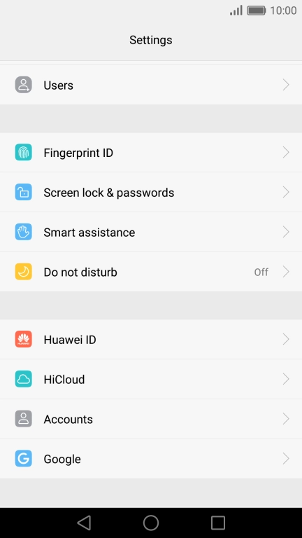 Press Fingerprint ID.