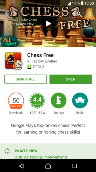 Press the Home key to return to the home screen.